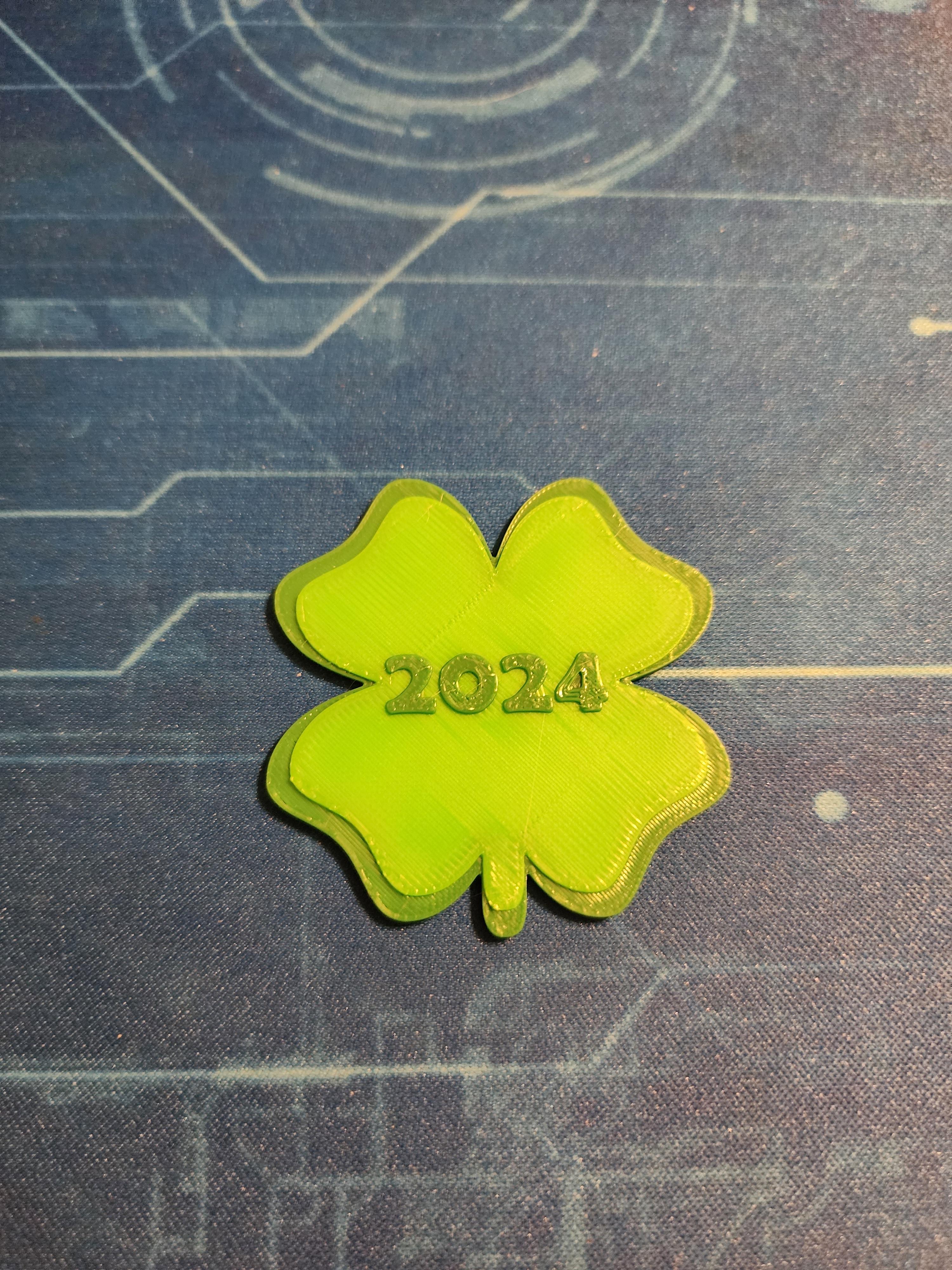 2024 4 Leaf Clover 3d model