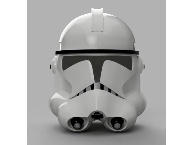 Clone Trooper Helmet Phase 2 Star Wars 3d model