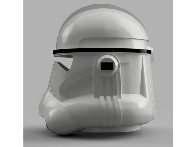 Clone Trooper Helmet Phase 2 Star Wars 3d model