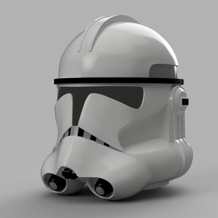 Clone Trooper Helmet Phase 2 Star Wars 3d model