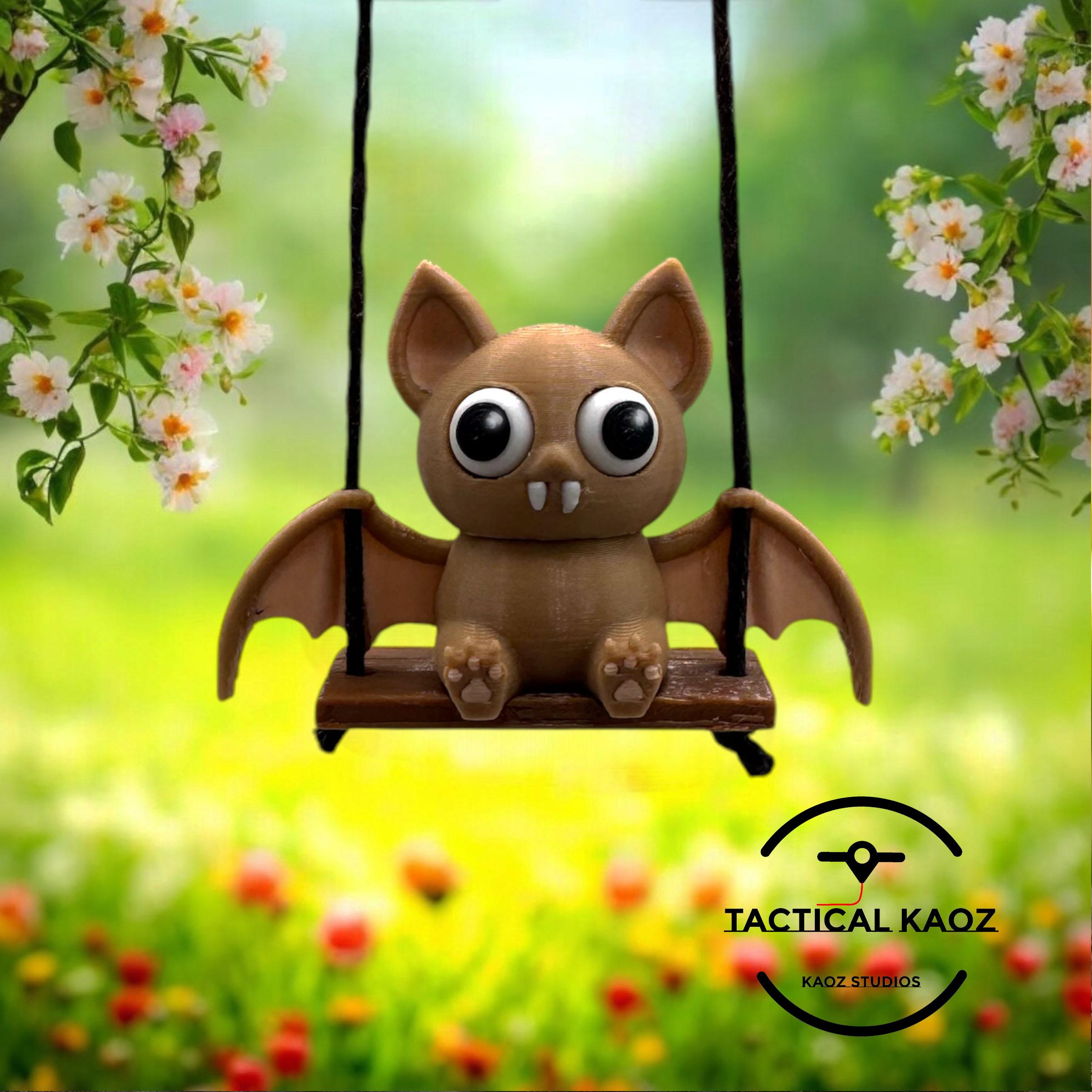 Bat Swing Buddy – 3D Printed Rearview Mirror Accessory  3d model