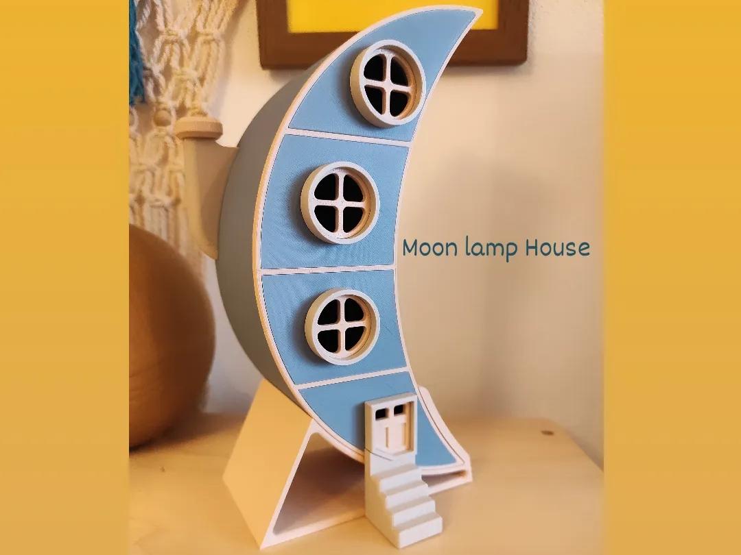 Moon Lamp House 3d model