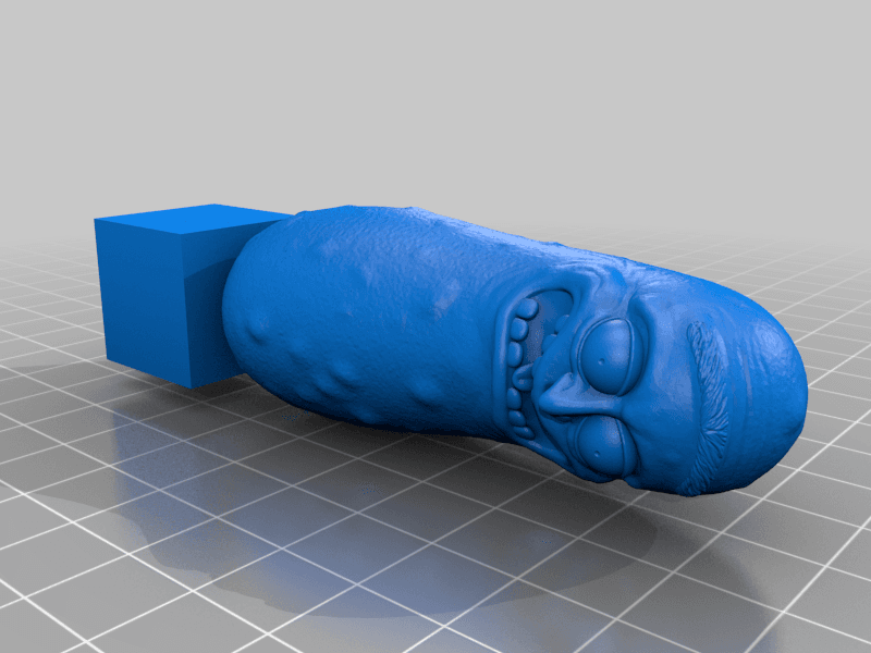 Very bad pickle rick Remix 3d model