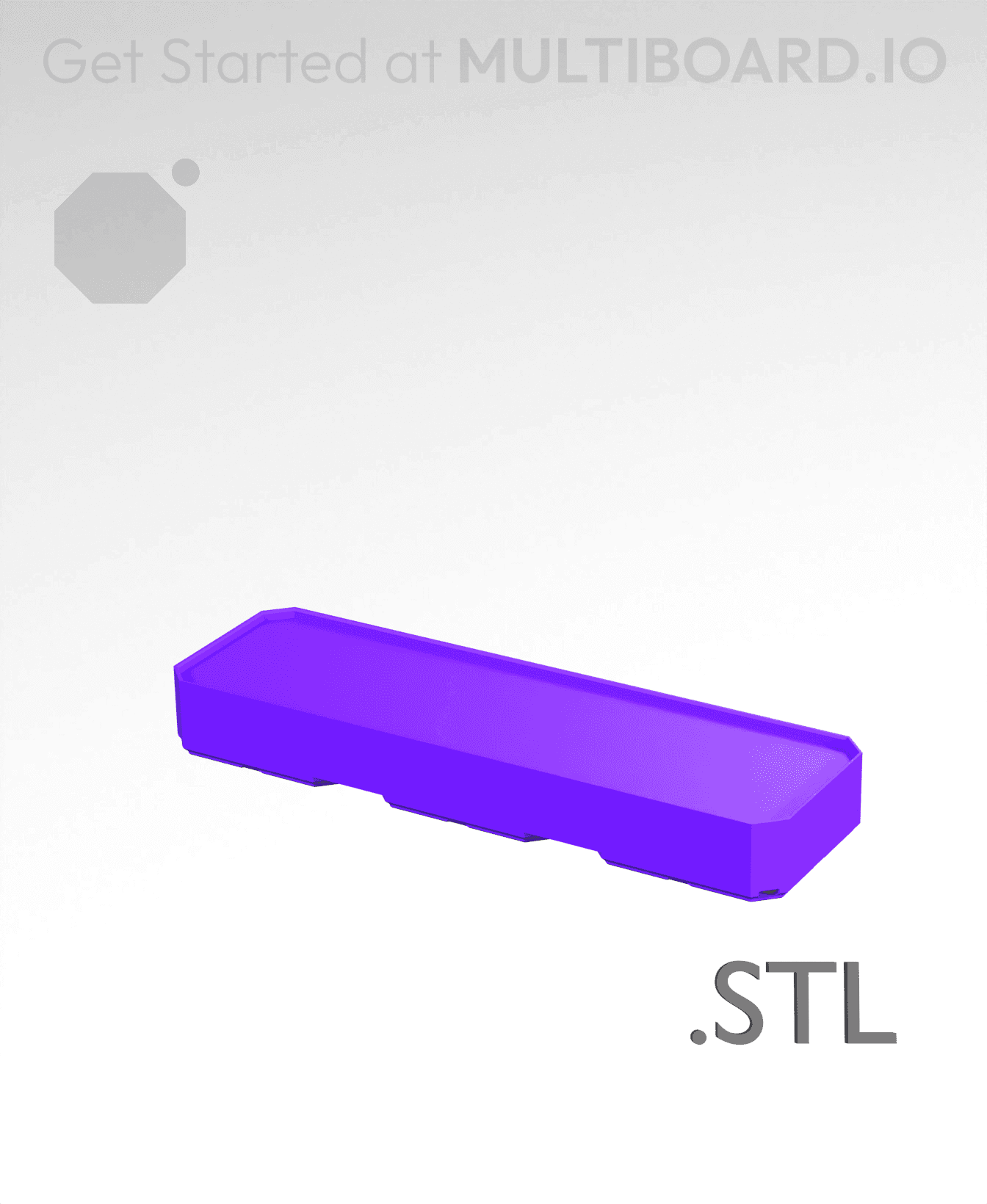 3x1x0·5 - Multibin Insert - STL Remixing File 3d model