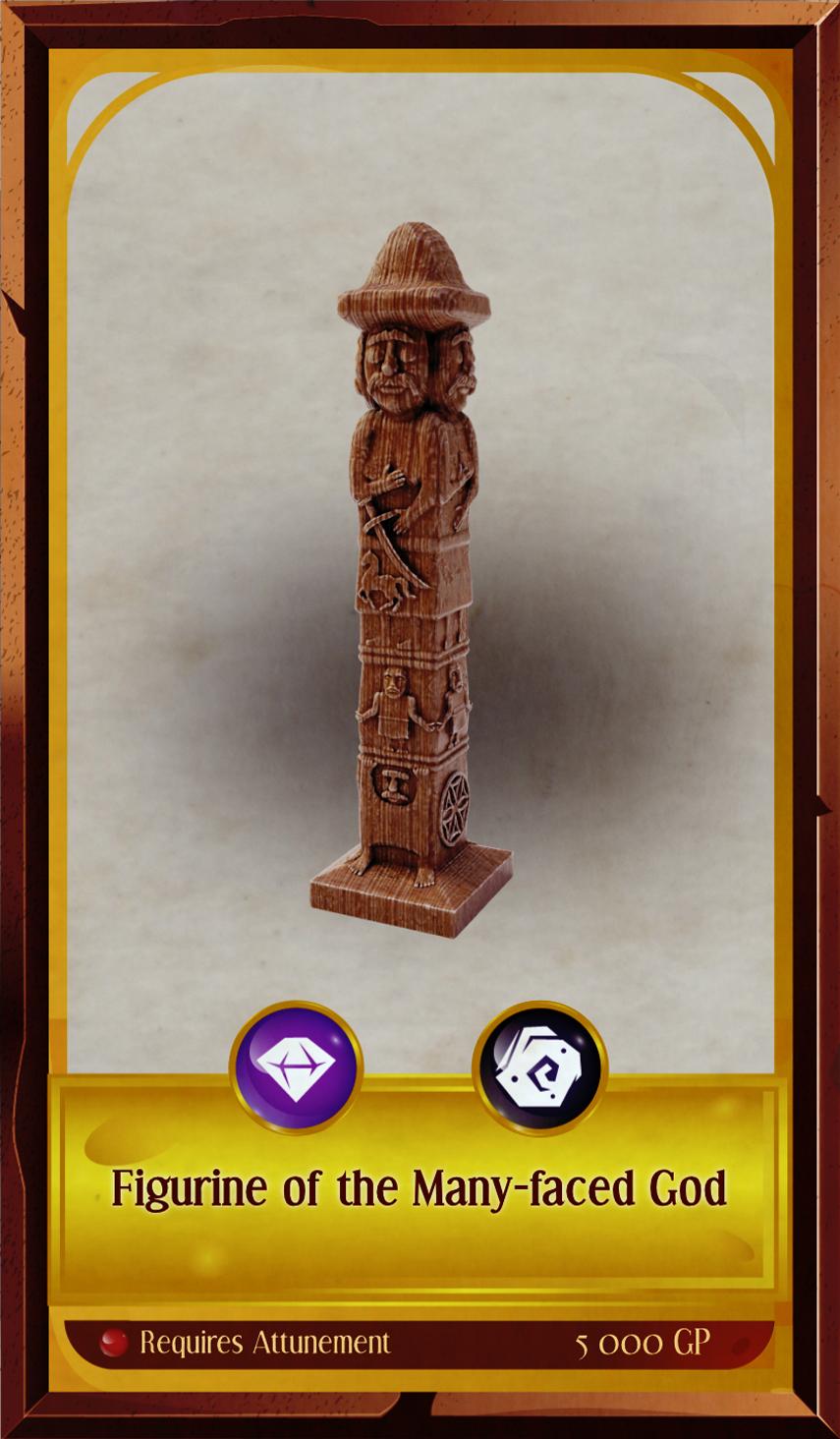 Figurine of the Many-faced God 3d model