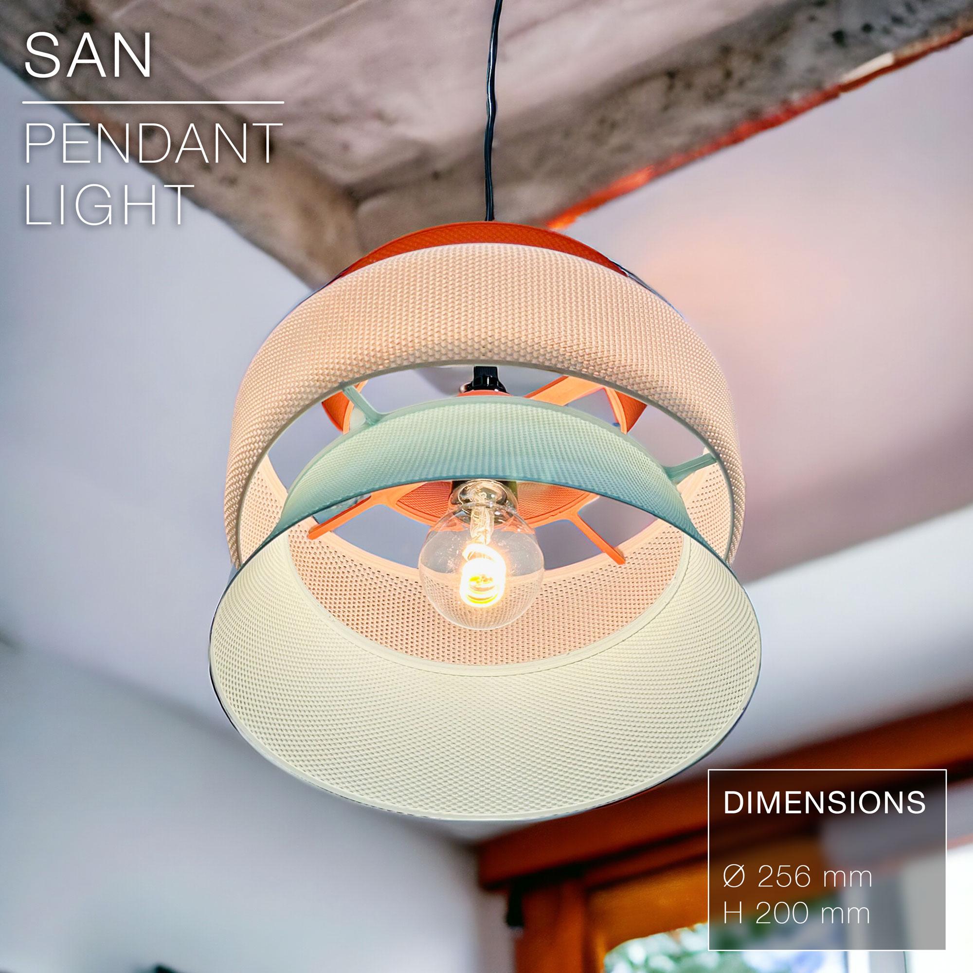 SAN  |  Pendant Light E27 & E26 fast print 3d model