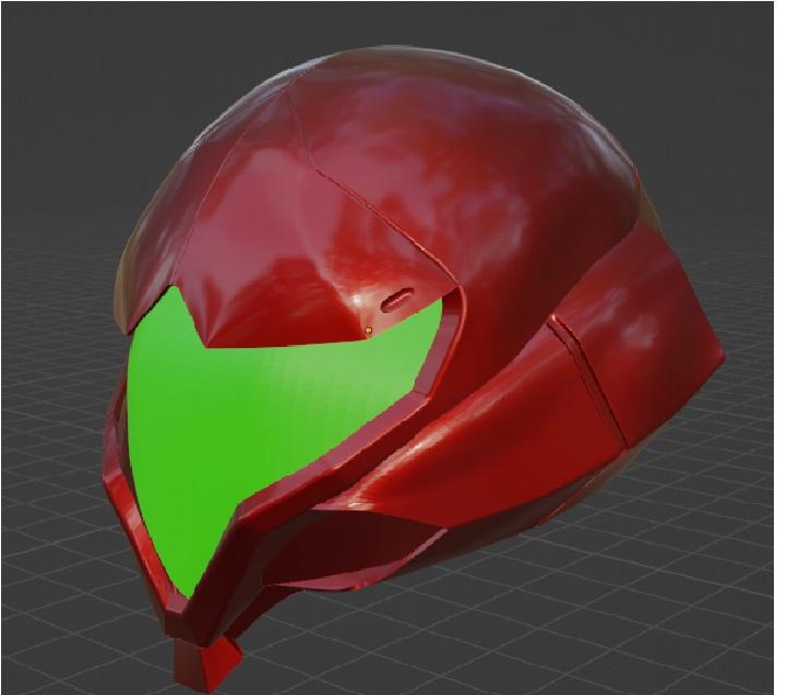 Metroid Dread Helmet 3d model