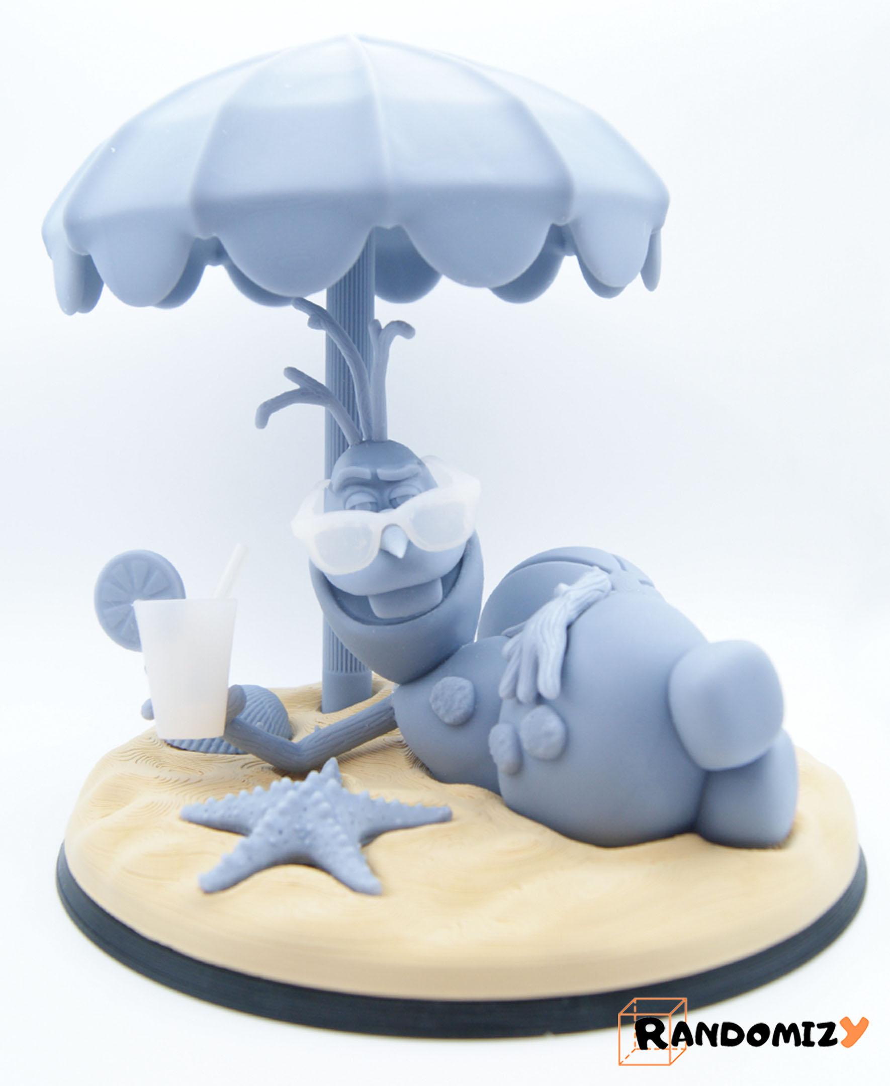 Olaf Summer Diorama (Fanart) 3d model