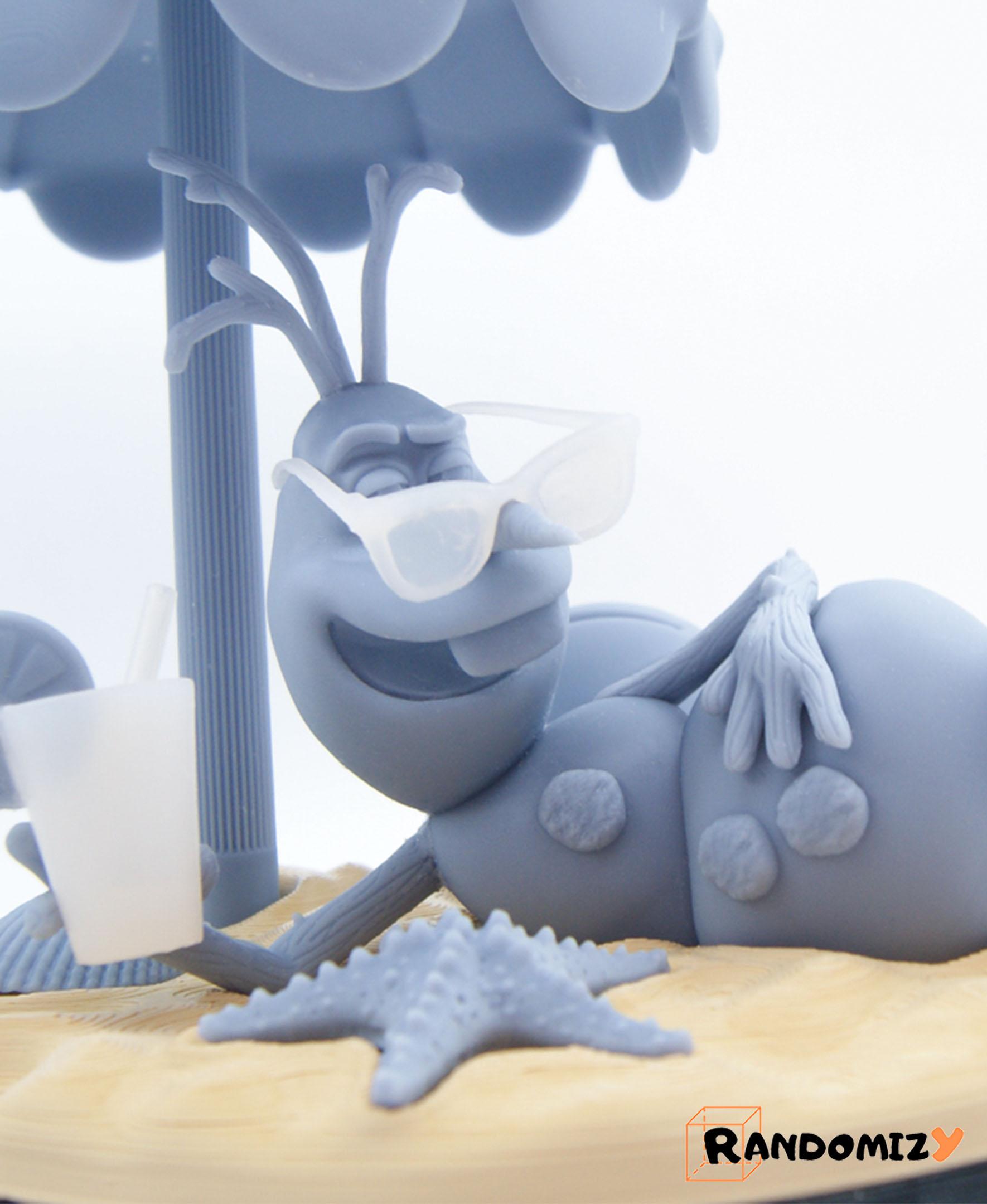 Olaf Summer Diorama (Fanart) 3d model