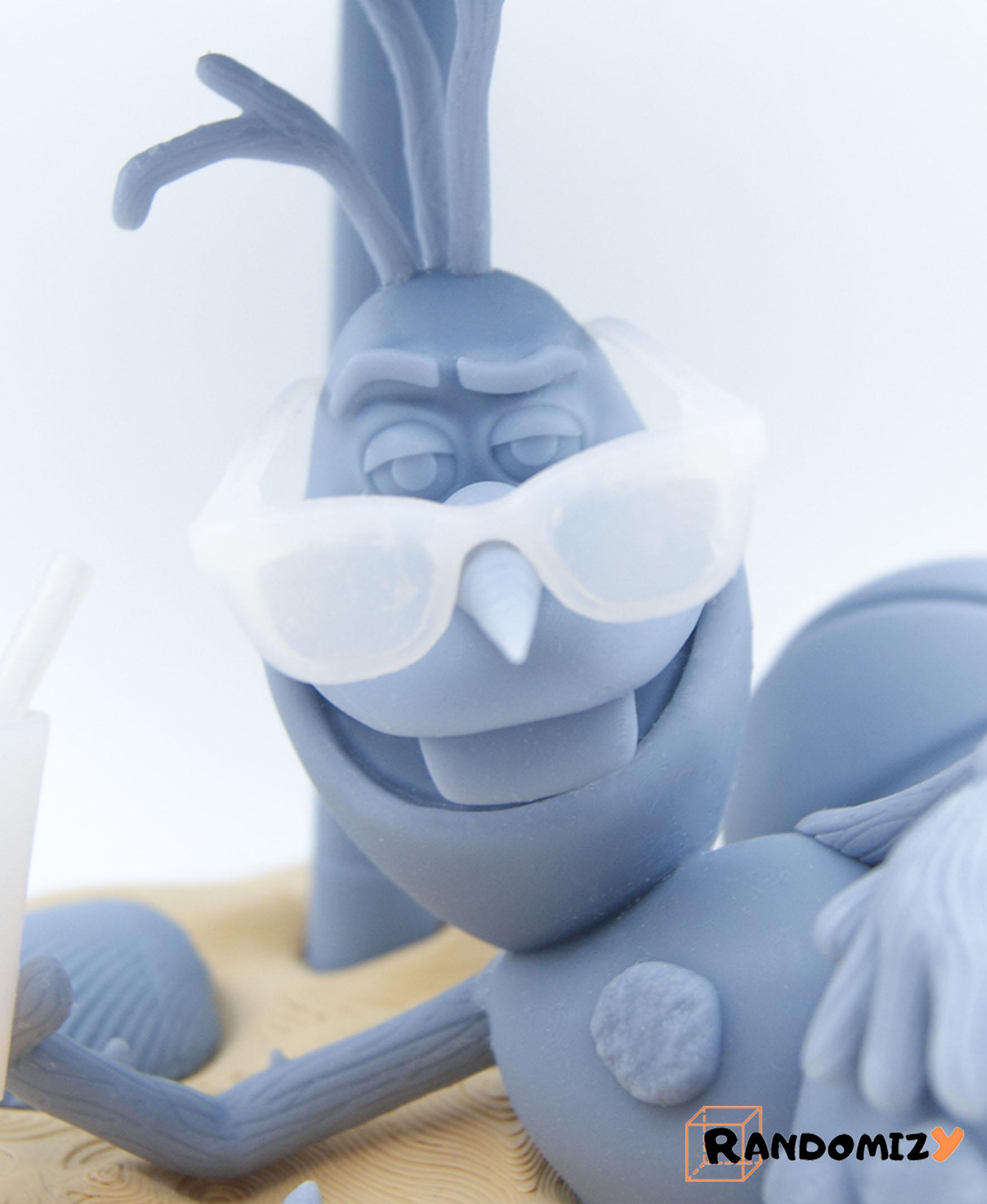 Olaf Summer Diorama (Fanart) 3d model