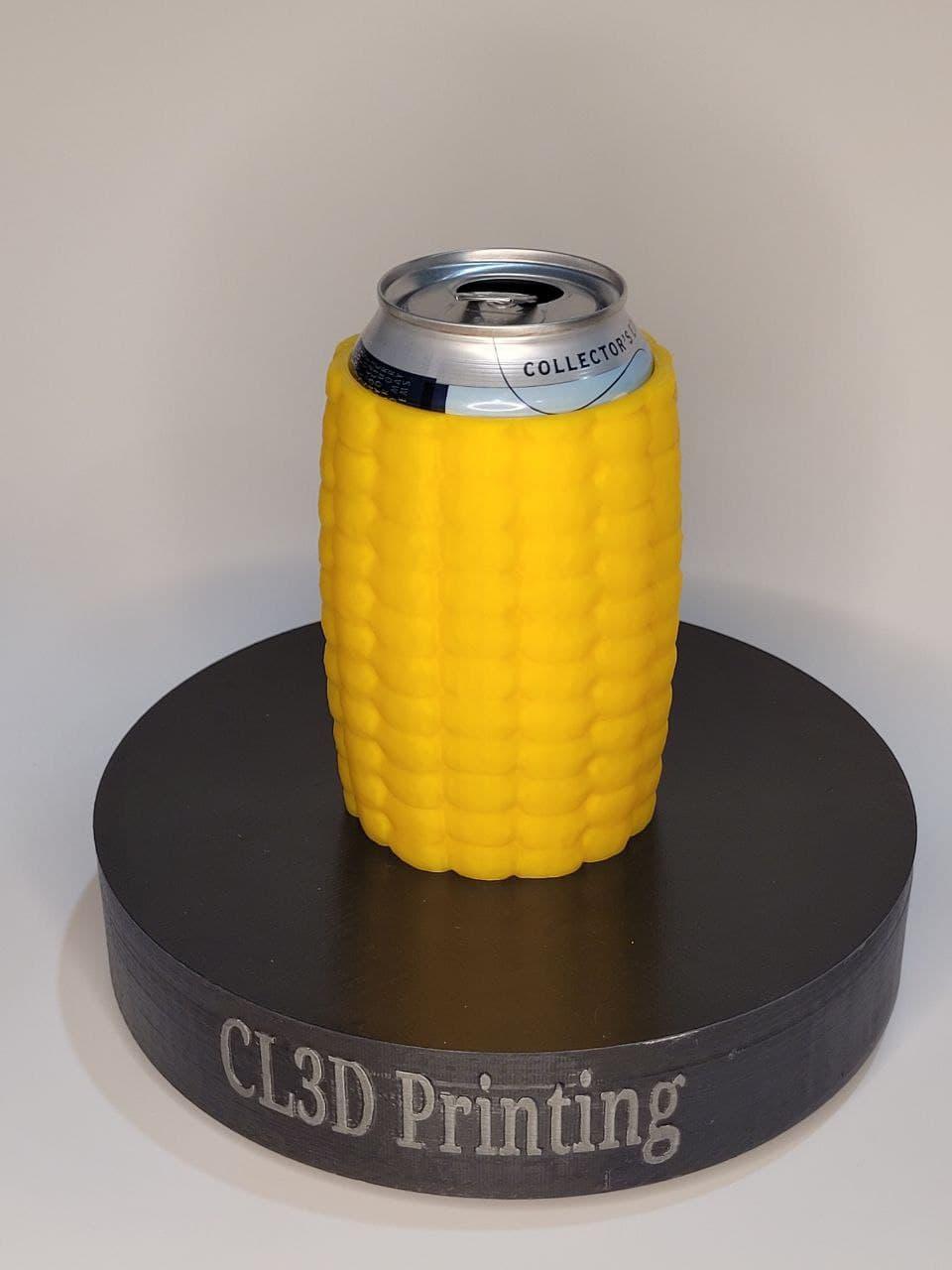 Corn Can Koozie - Detailed 3d model