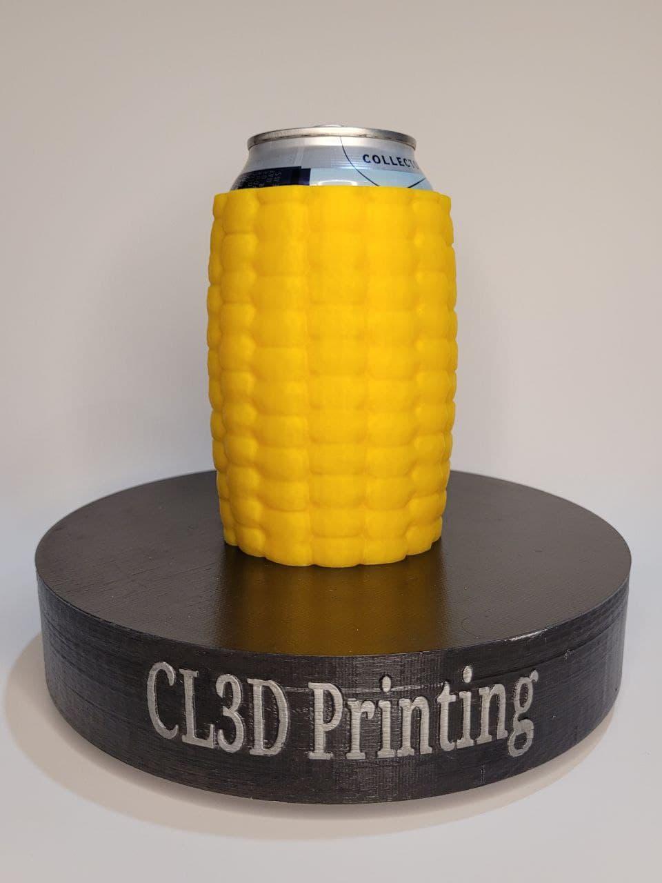 Corn Can Koozie - Detailed 3d model