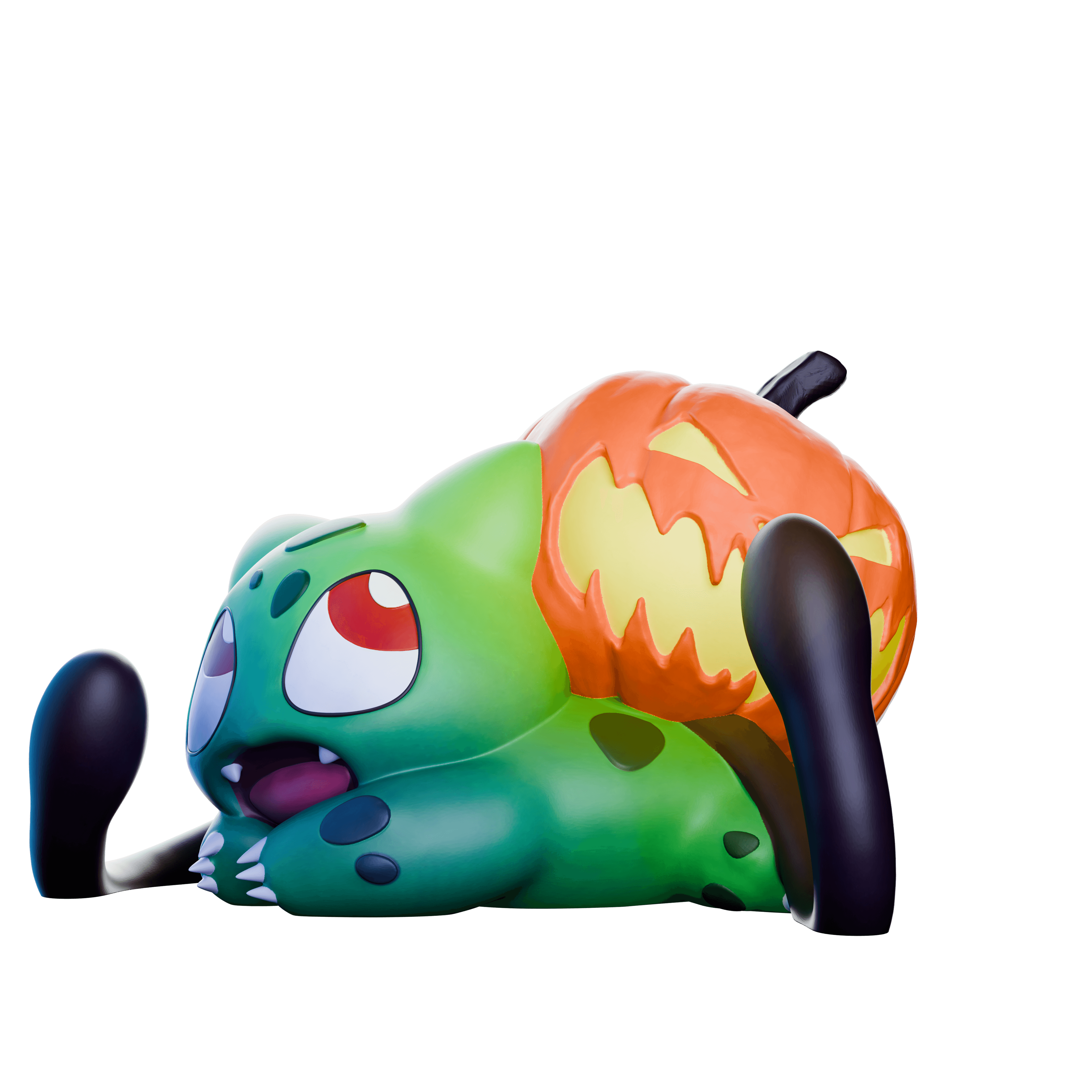 Bulbasaur Pumpkin 3d model