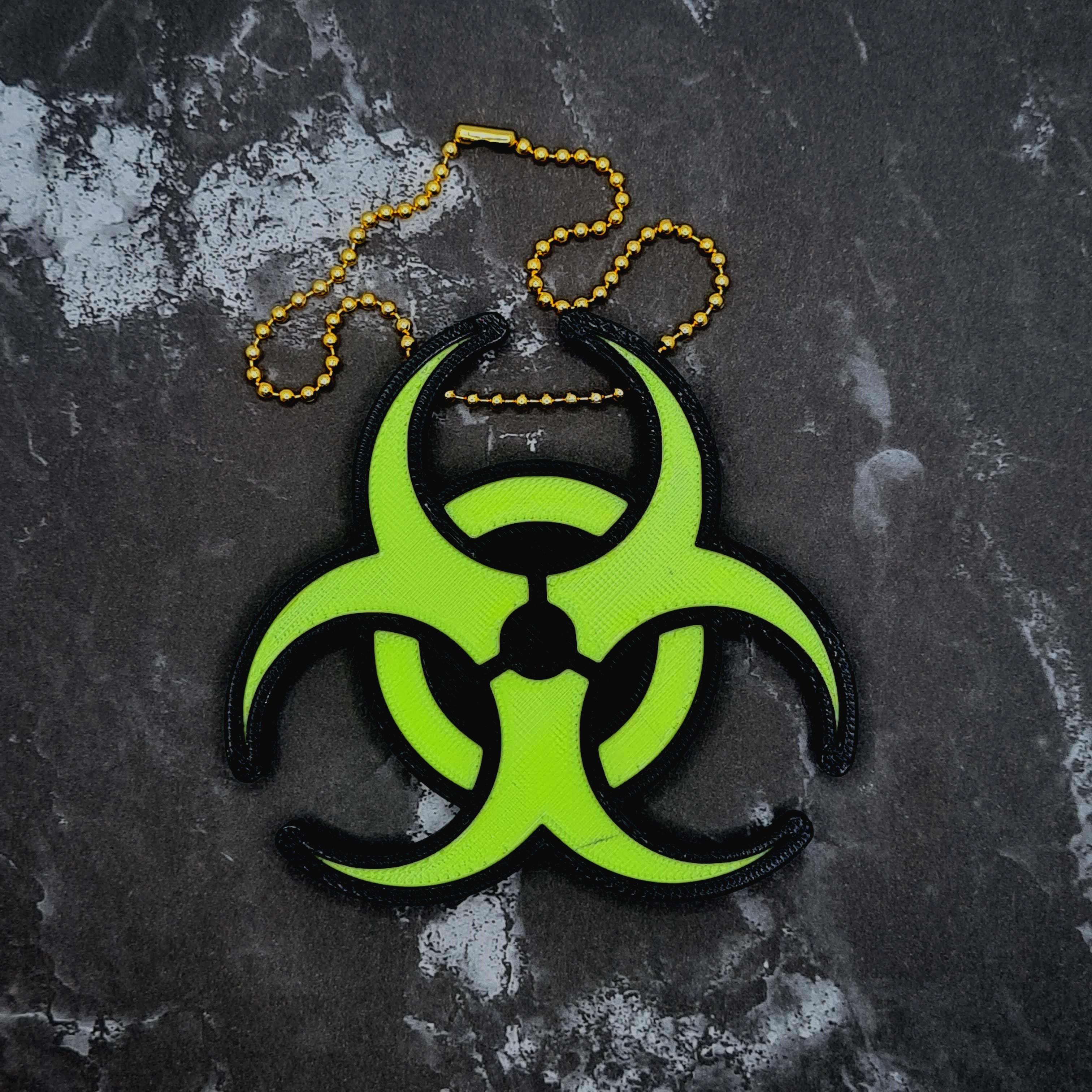 Biohazard Charm (reverse) 3d model