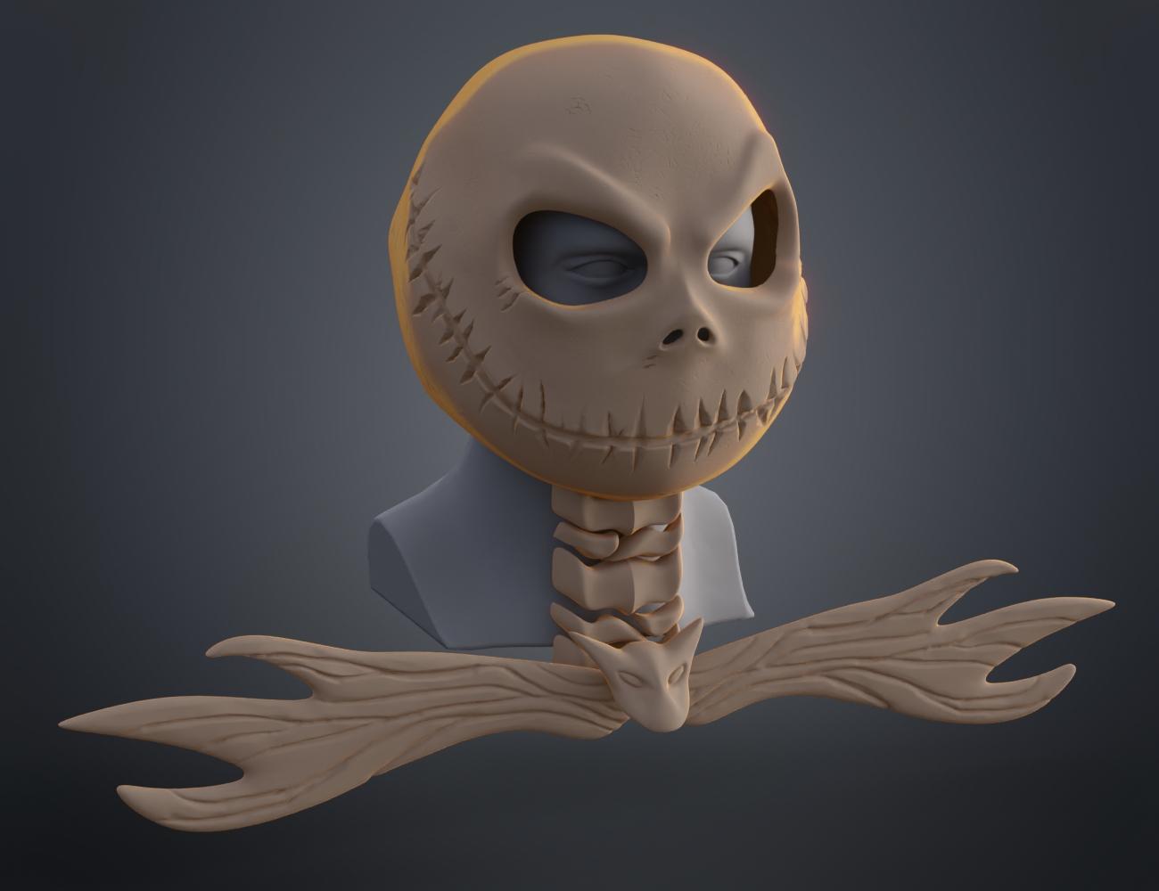 Jack Skellington Wearable Costume 3d model