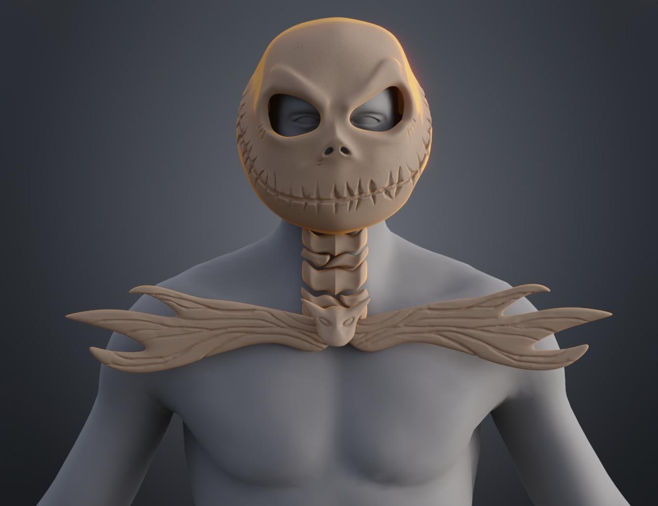 Jack Skellington Wearable Costume 3d model