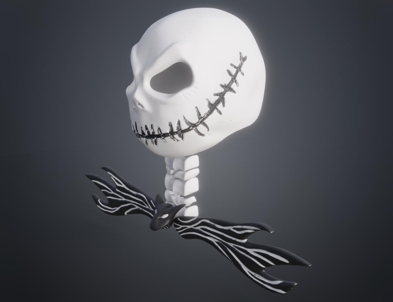 Jack Skellington Wearable Costume 3d model