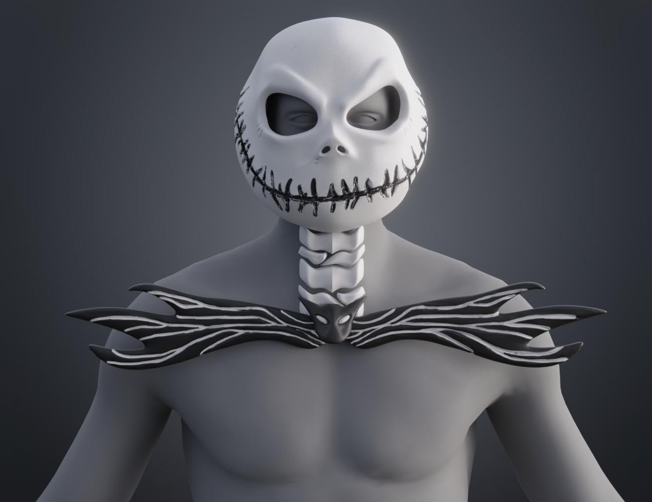 Jack Skellington Wearable Costume 3d model