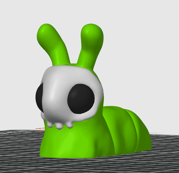 Skull Peggy Snail and Al Slugg 3d model