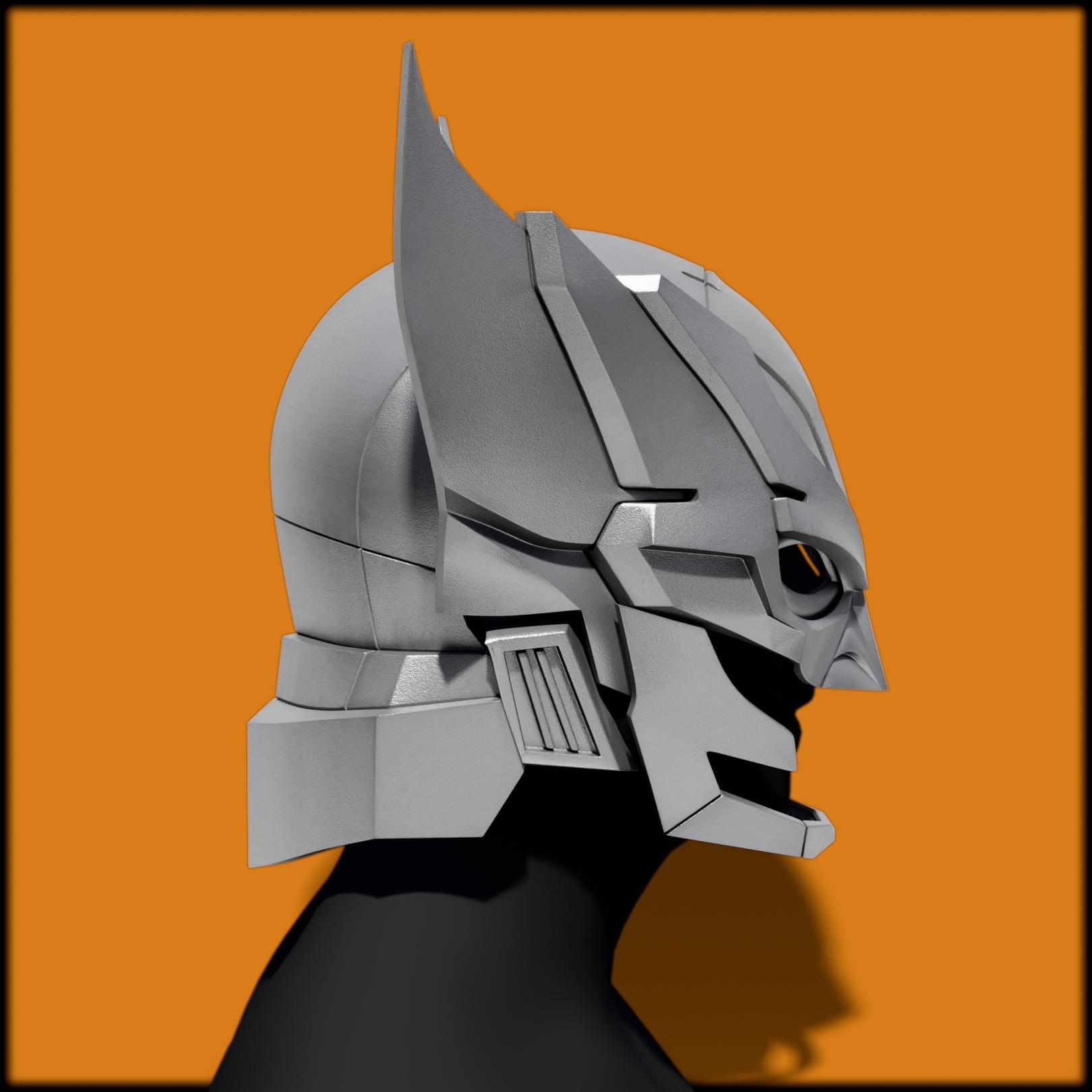 Wolverine Helmet 3D Model - X-Men Cosplay Prop 3d model