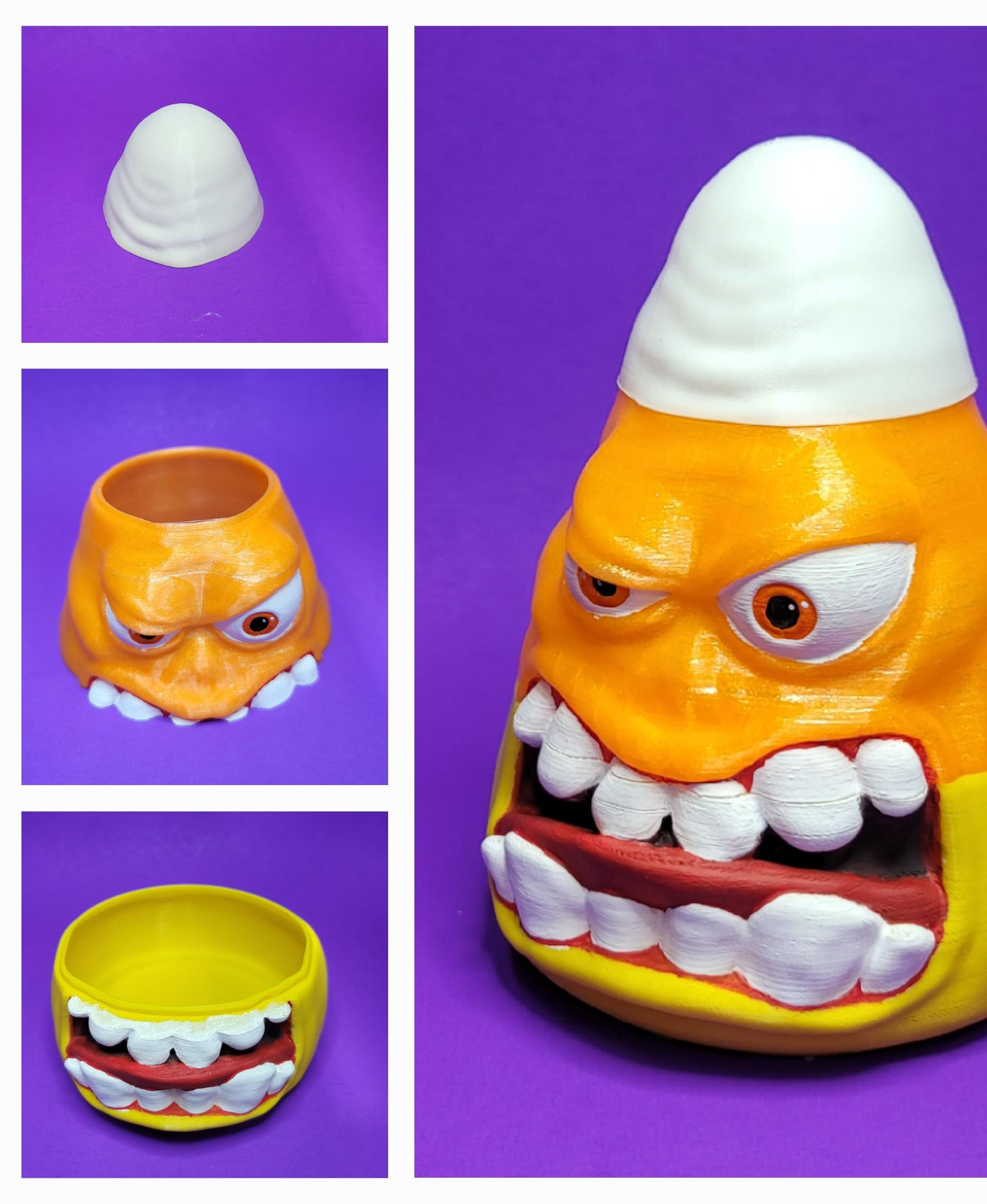 Candy Corn Bowl 3d model