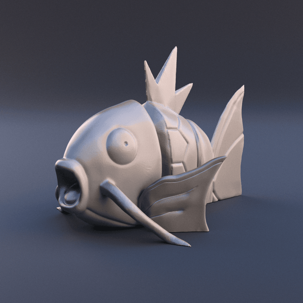 Articulating Magikarp 3d model