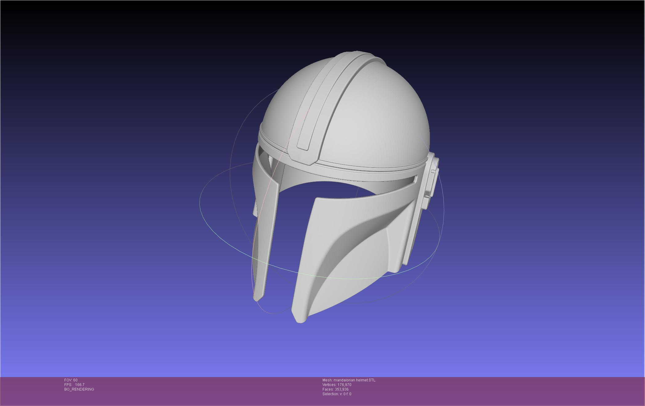 Star Wars Mandalorian Helmet 3d model