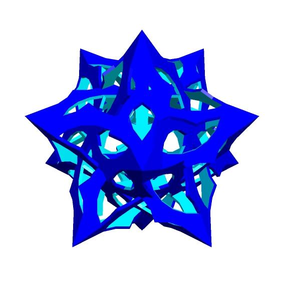 ESCHER STELLATED DODECAHEDRON 1 3d model