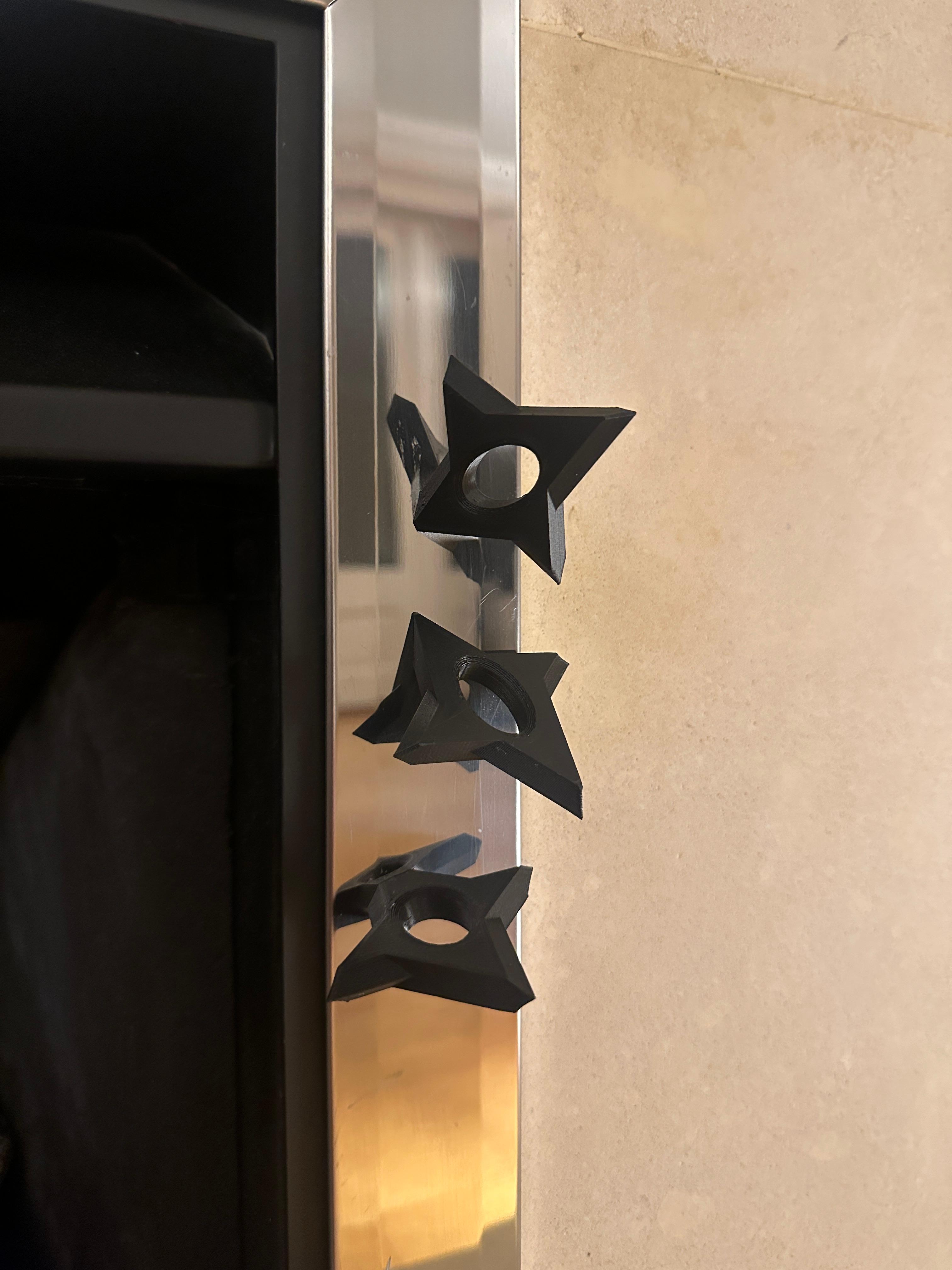 Shuriken Fridge Magnets ~ #FunctionalArt  3d model