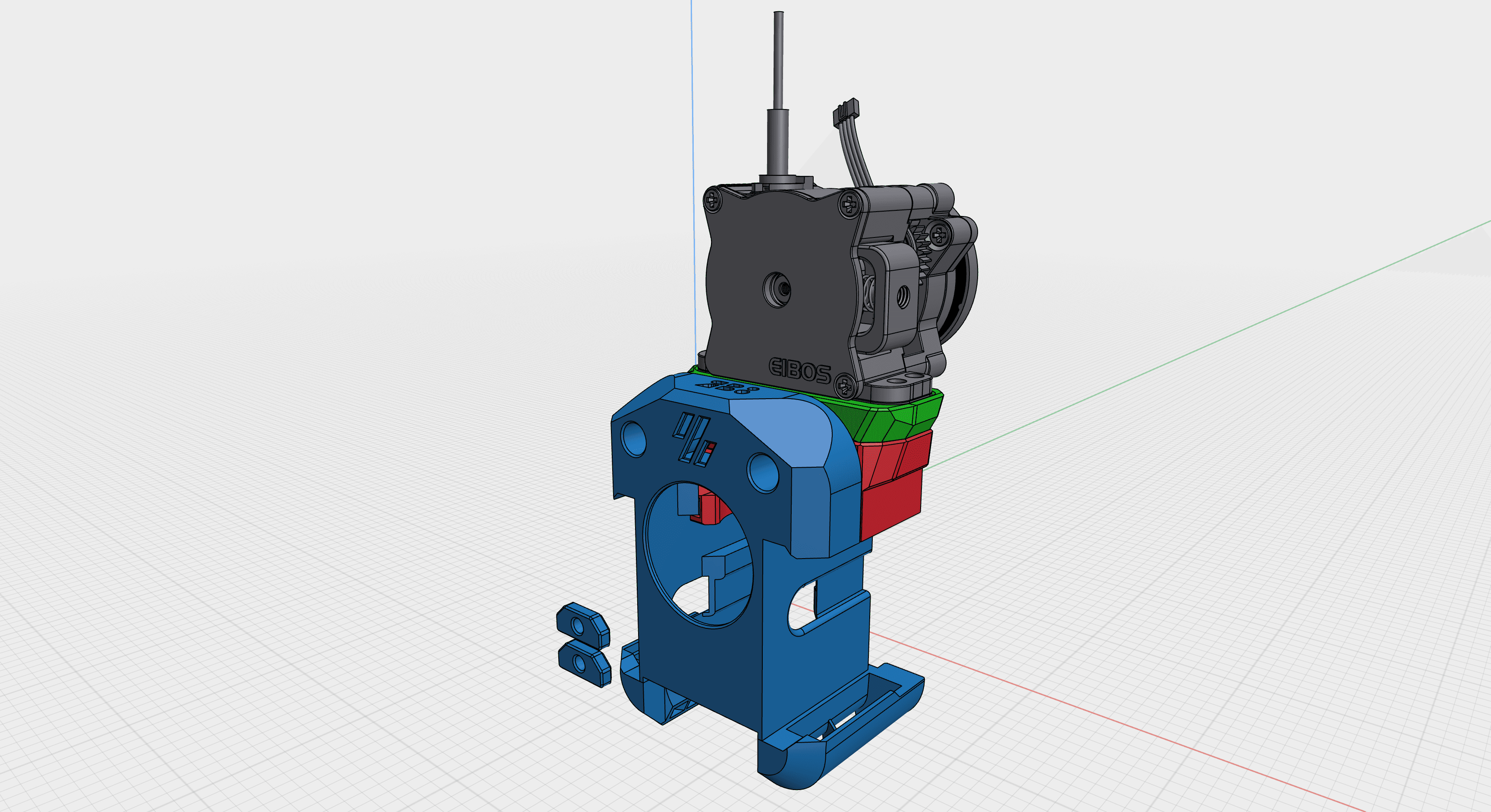 RapidBurner v0.2 v8 Eibos Artemis Mount 3d model