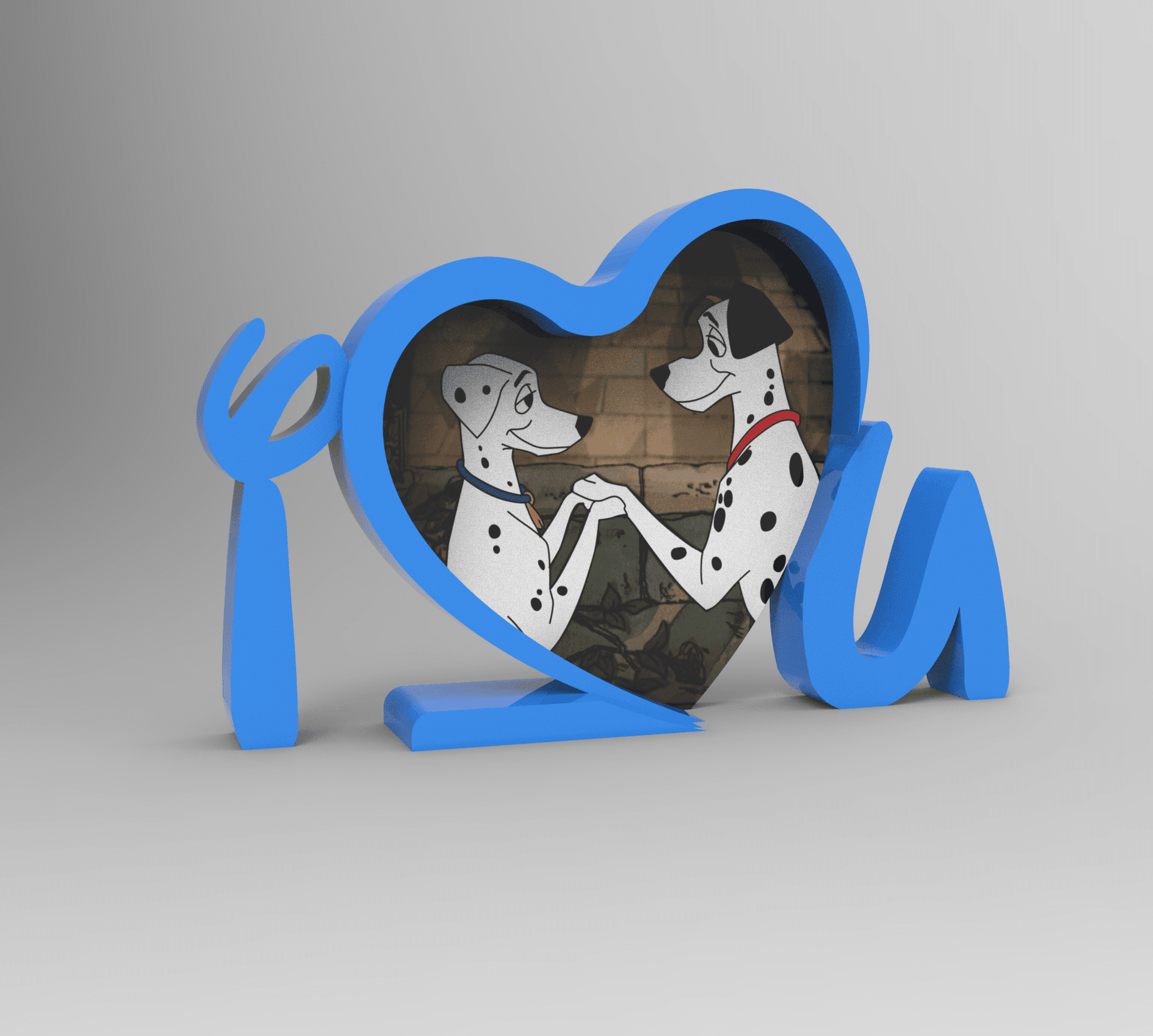 I LOVE YOU - photo 3d model