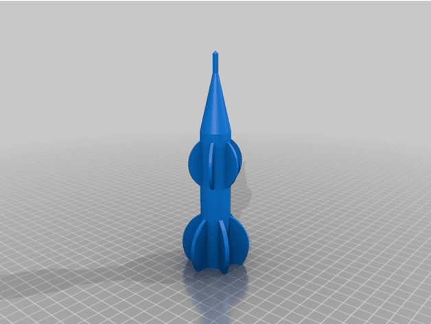 Co2 rocket collection 3d model