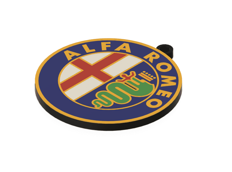 Keychain: Alfa Romeo II 3d model