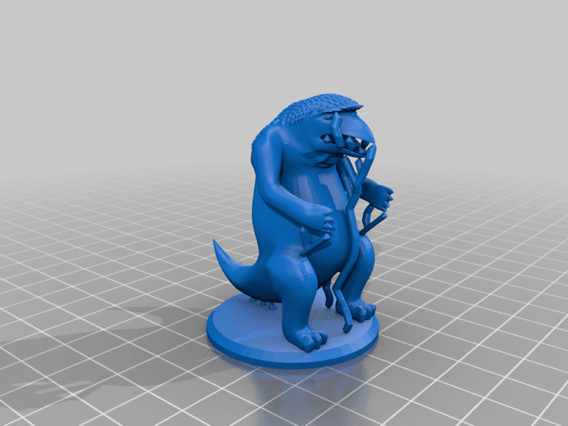 Ist Edition Owlbear 3d model