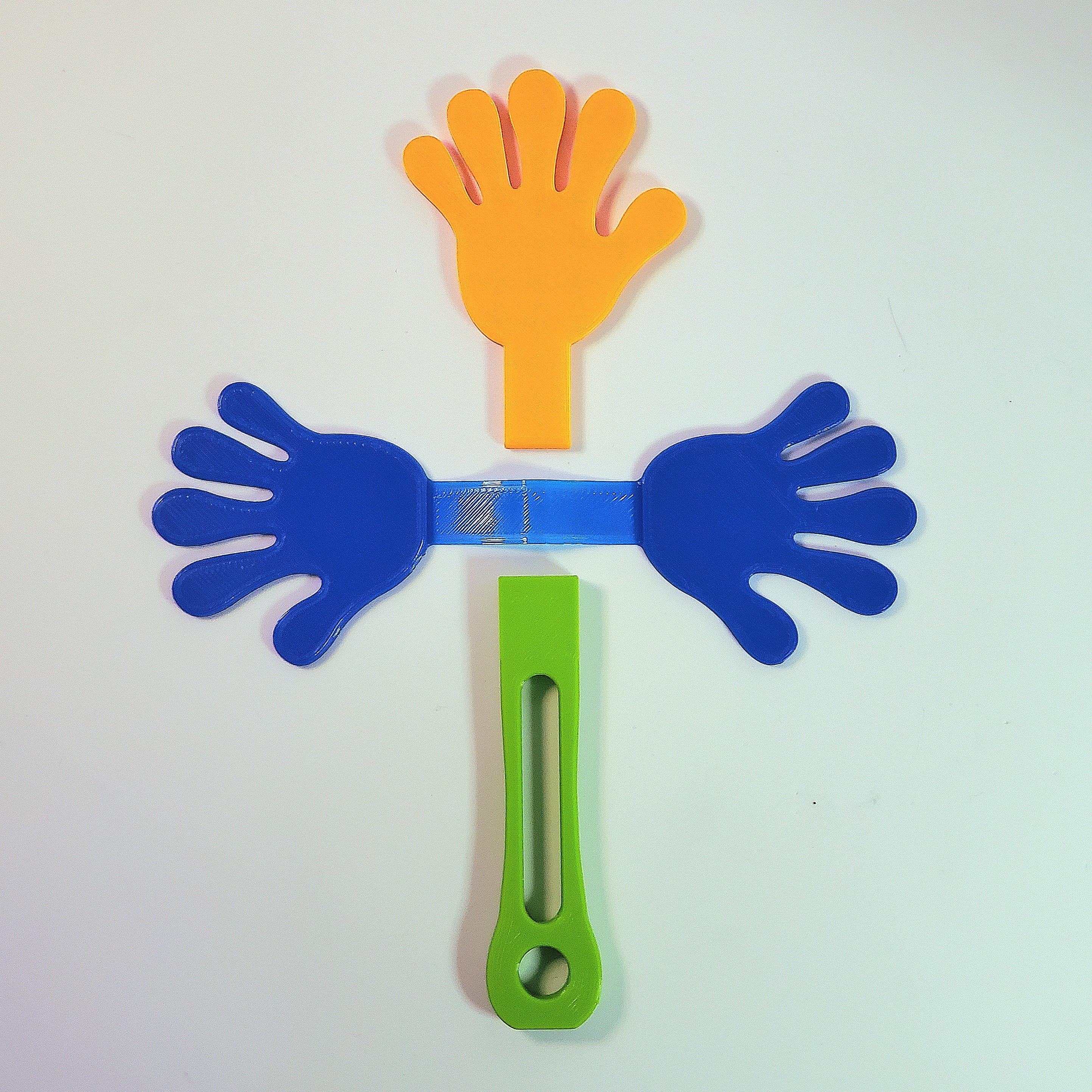 Classic Hand Clapper Noisemaker Toy :: Classic Novelty Party Favor 3d model