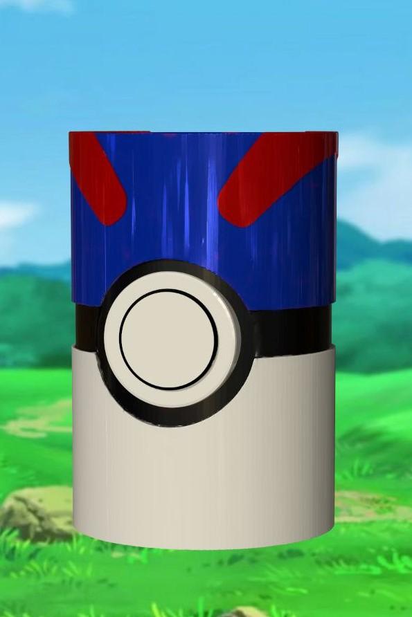 Remix of Blank Can Cup RETURNS! greatball pokeball 3d model