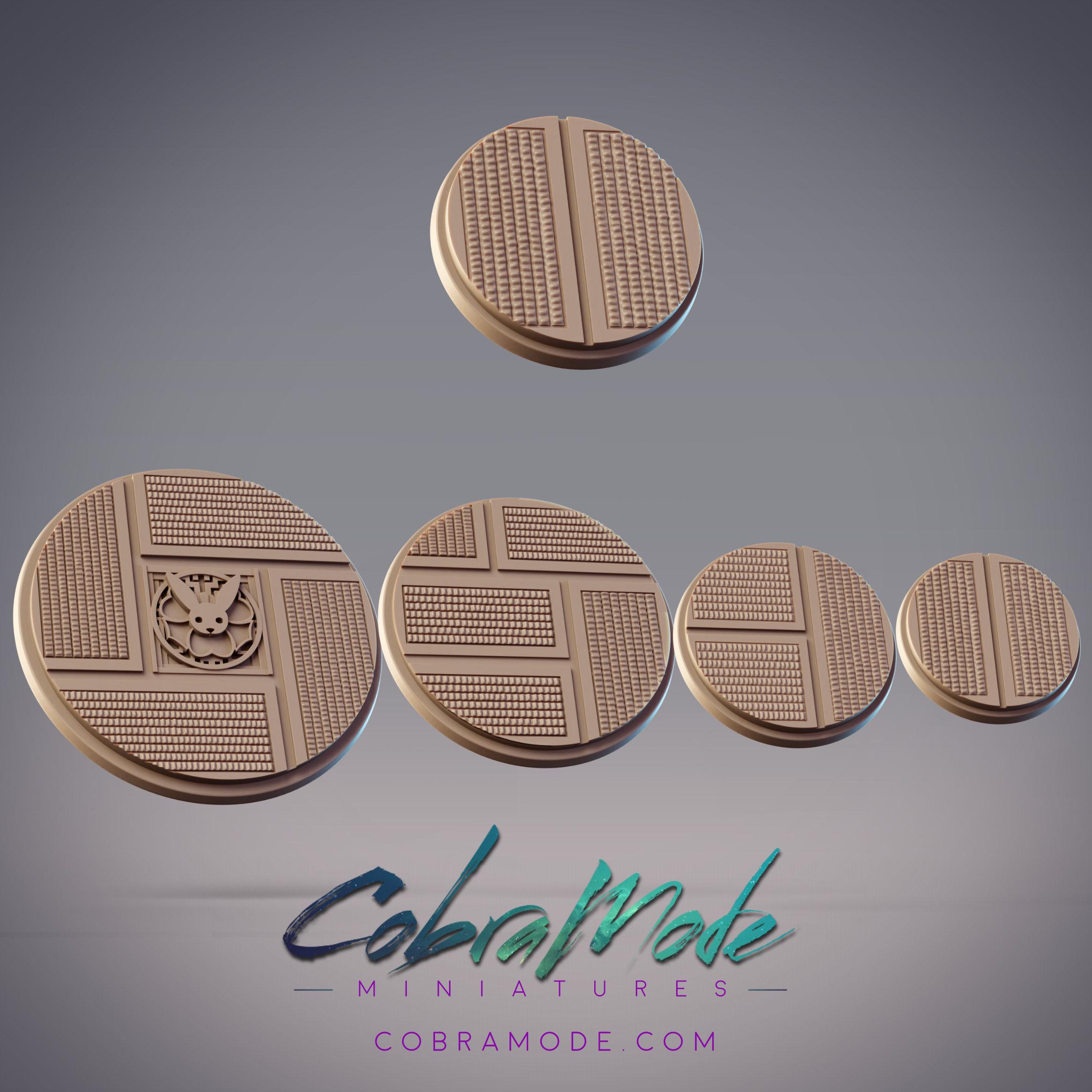 Tatami Base Pack (4pcs) 3d model