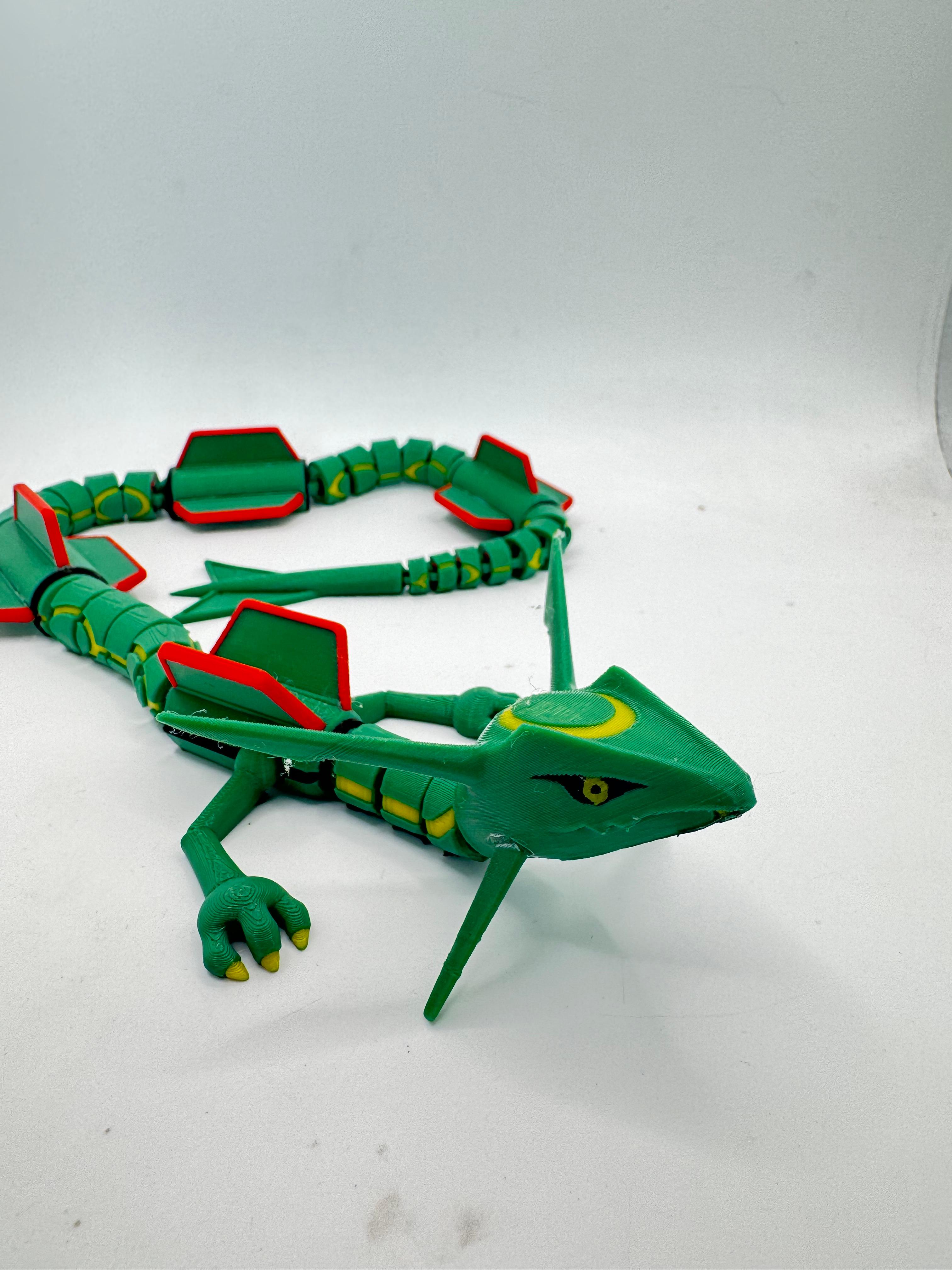 Artculated Pokémon - Rayquaza  3d model