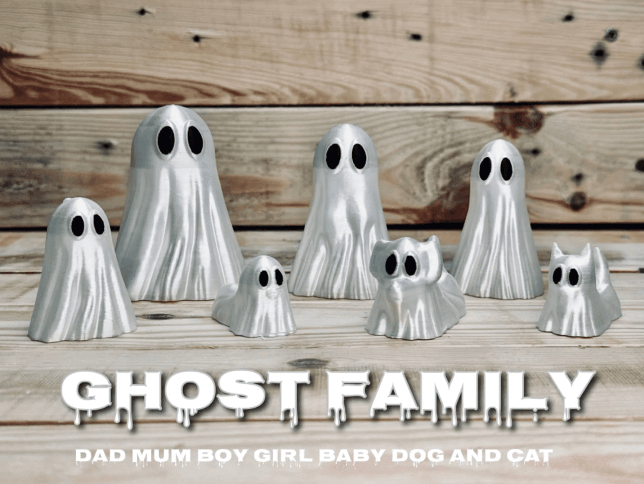 Ghost Family 3d model