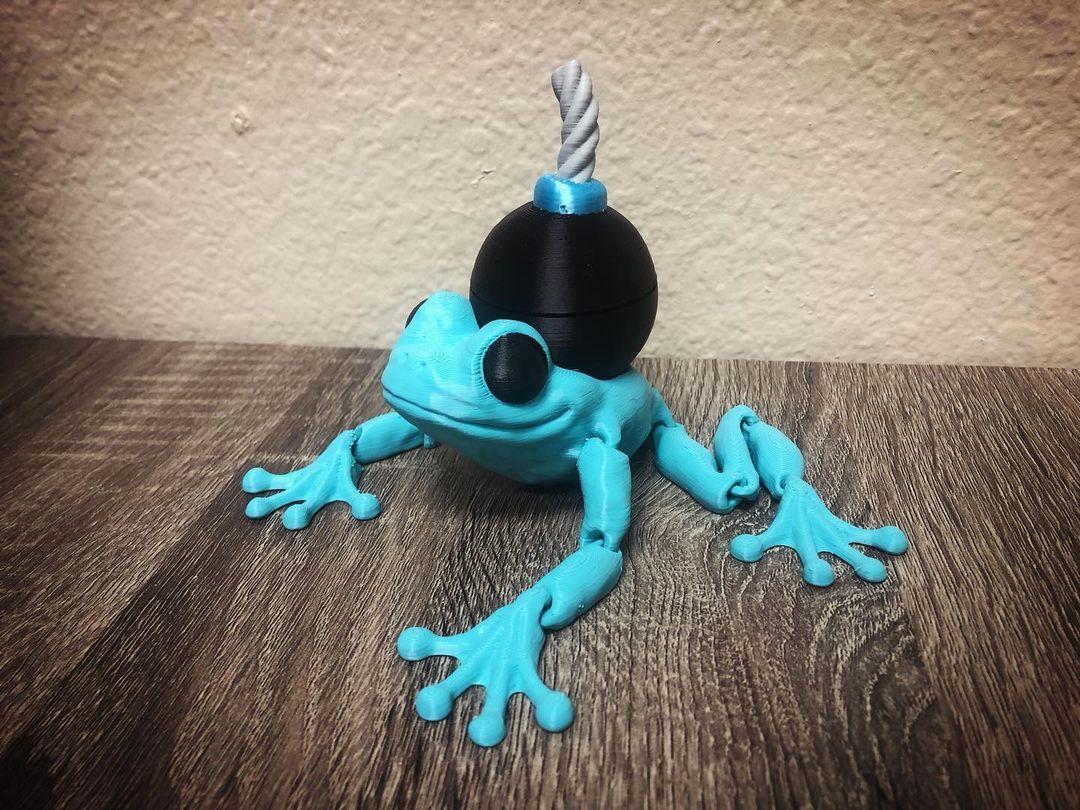 BOMB FROG ARTICULATION 3d model