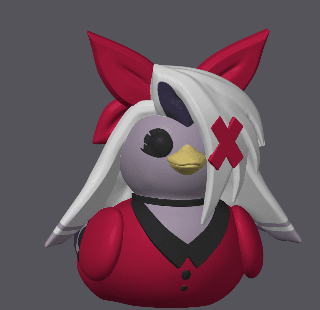 Vaggie Duckie - Hazbin Hotel Rubber Duck 3d model