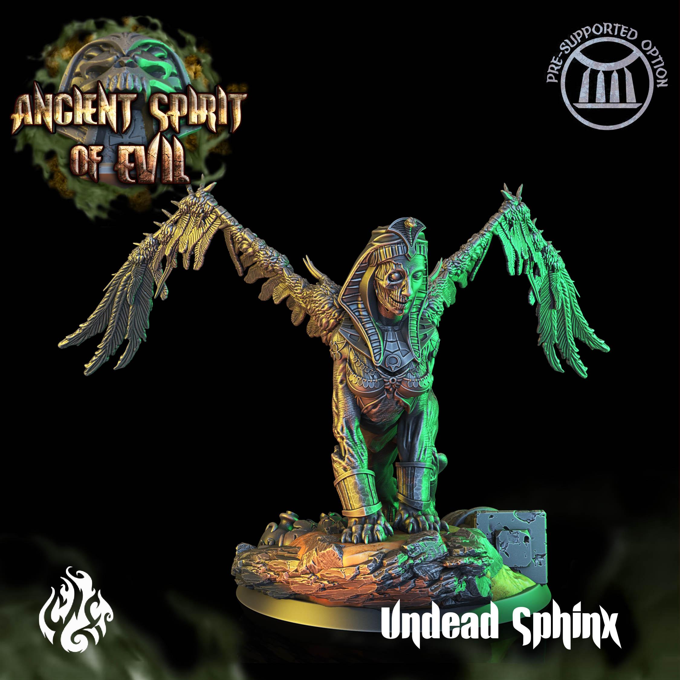 Undead Sphinx 3d model