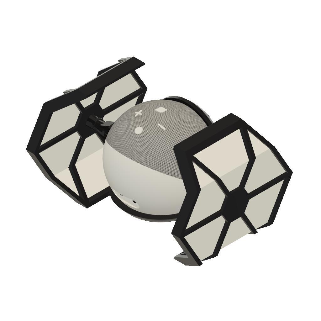 Tie Fighter X1 for Echo Dot 3d model