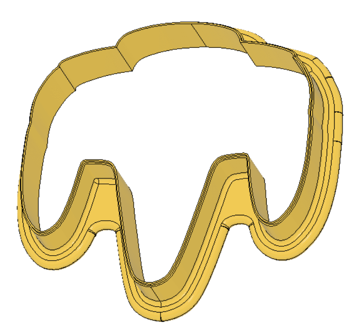 N64 Controller Cookie Cutter 3d model