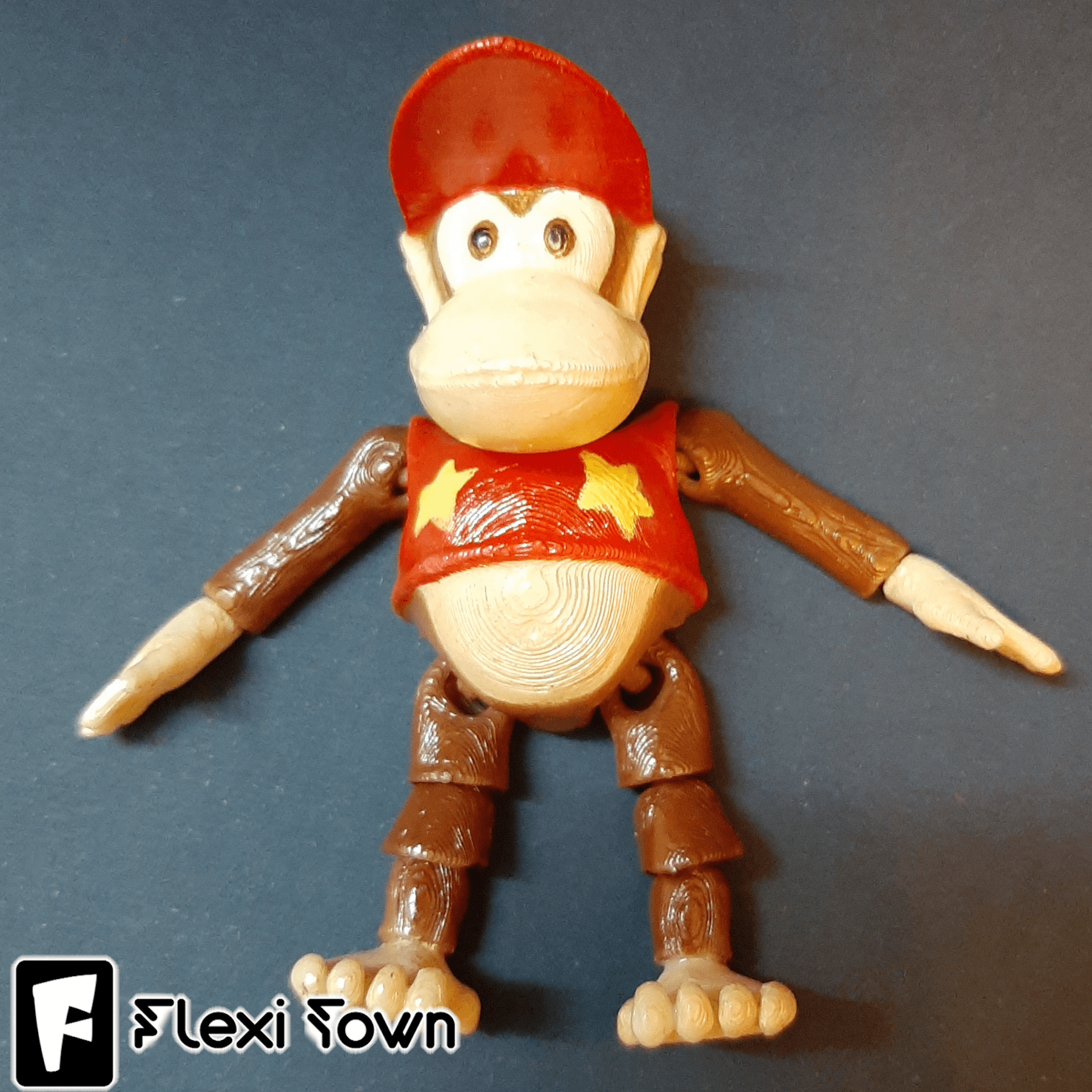 Flexi Print-in-Place Diddy Kong  3d model