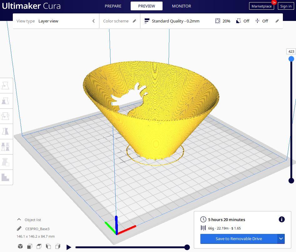 UFO GOOGLE NEST MINI STAND 3d model