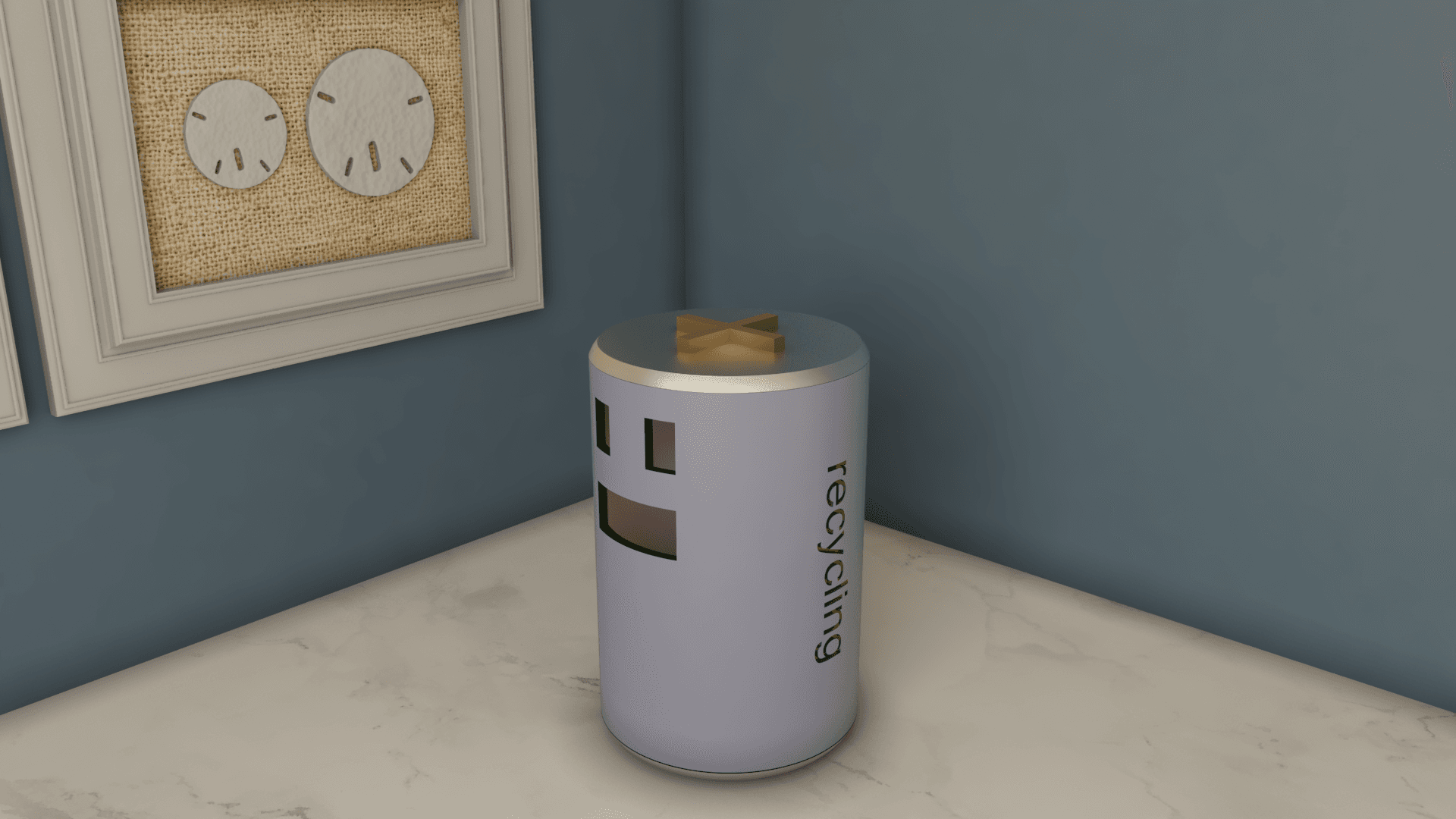 Recycle batteries 3d model