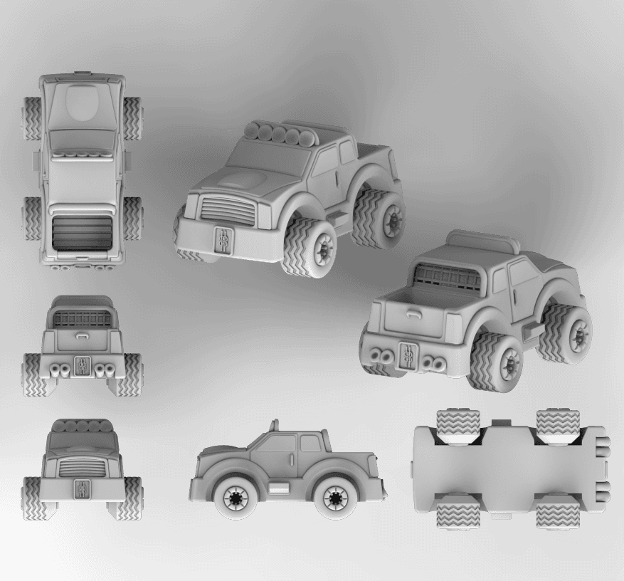 HEAVY PICK-UP - GOLIATH SQUAD 3d model