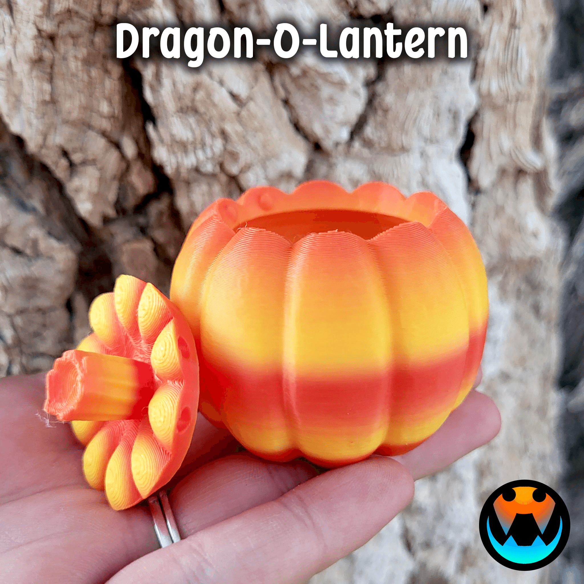 Dragon-O-Lantern & Pumpkin 3d model