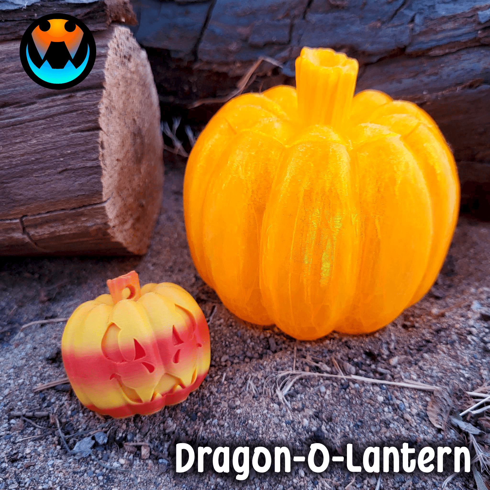 Dragon-O-Lantern & Pumpkin 3d model